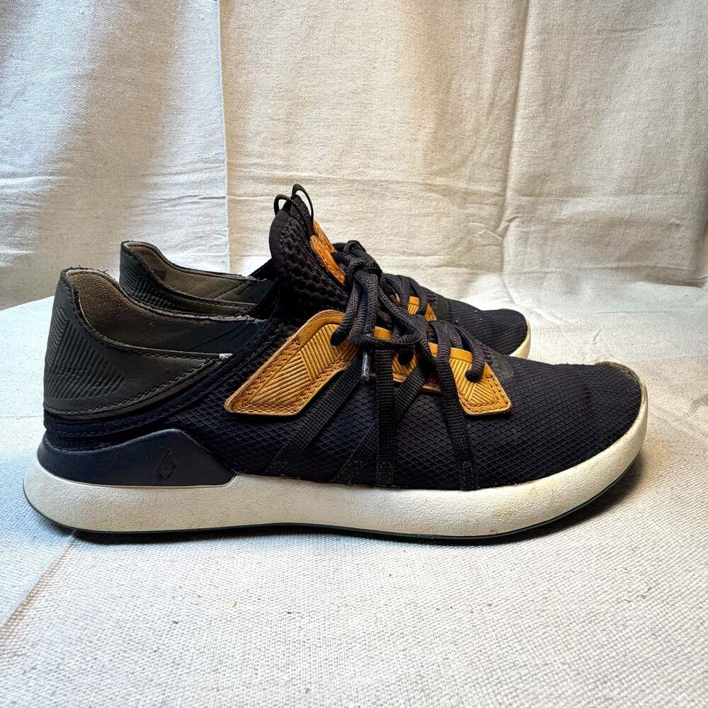 OluKai Mio Li Men's Lightweight Athletic Sneakers Black Dark Shadow